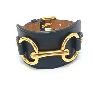 HERMES Black Bracelet